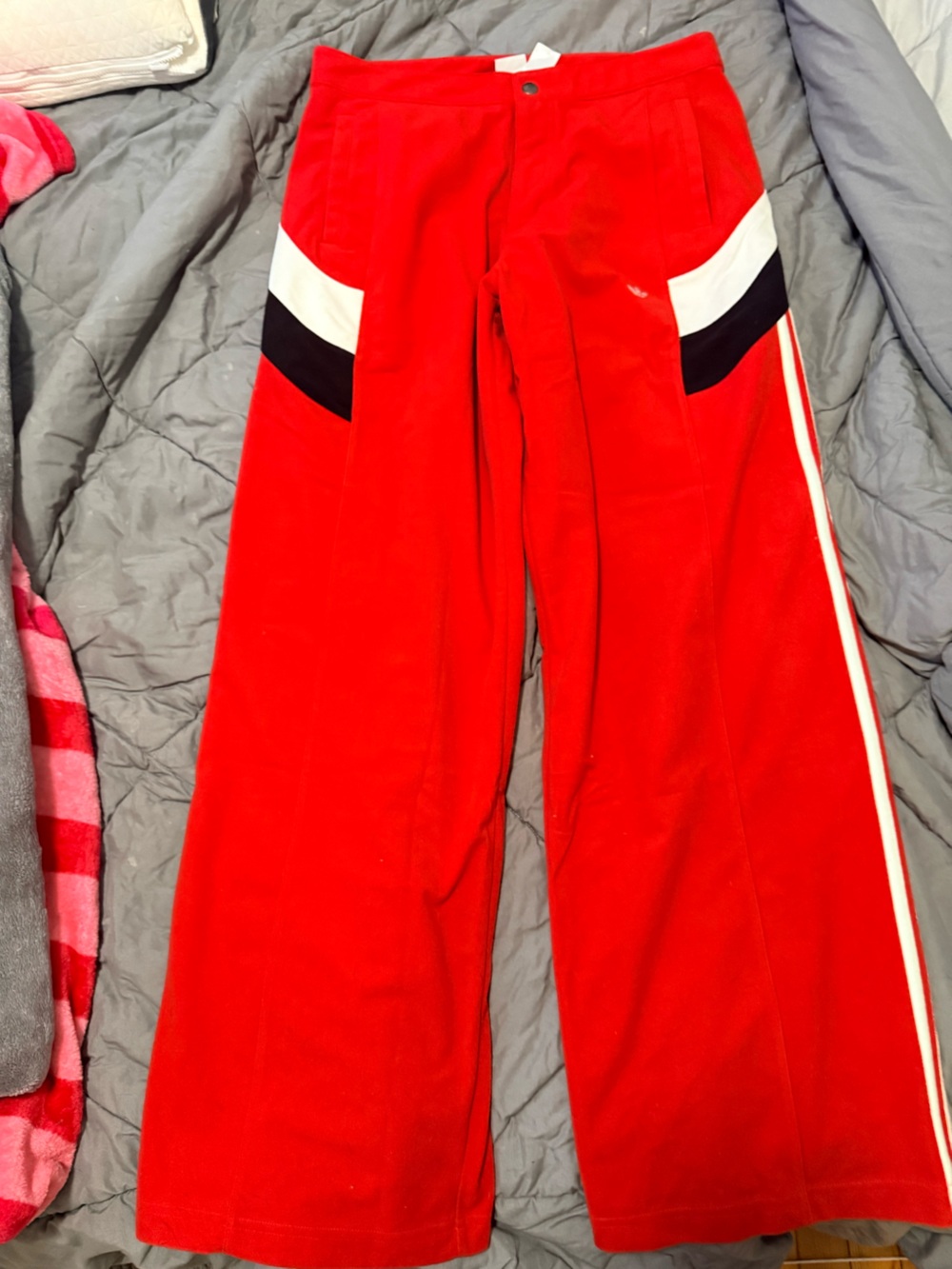 adidas Red Jacket with Trefoil Logo